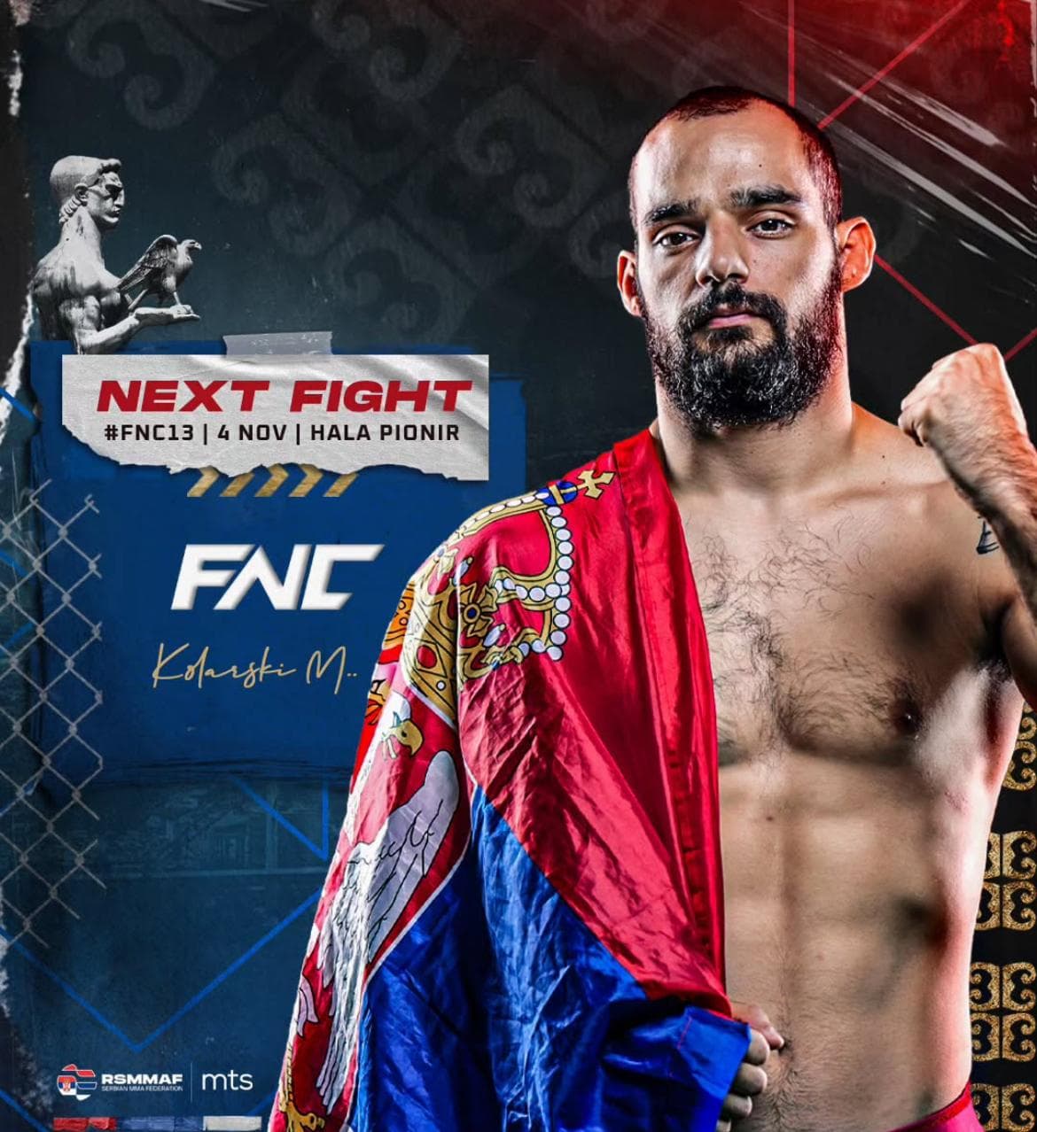 Miladin Kolarski, MMA trener Novi Sad, Free Fighters Gym